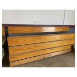 BLEACHER APPROX 10 FOOT 11 INCH