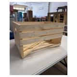 WOODEN CRATE - DAMAGED