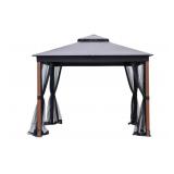 FOR LIVING TOBERMORY 10X10 GAZEBO WITH BUG NETTING