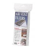 DUSTSTOP AIR VENT FILTERS, 4X10-IN, 12-PK