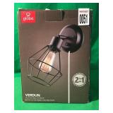 GLOBE - PLUG IN WALL SCONCE