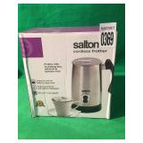 SALTON CORDLESS FROTHER