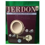 JERDON LED LIGHTED WALL MOUNT MIRROR
