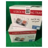 6 DECK ROTATING TRAY