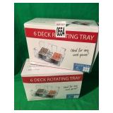 6 DECK ROTATING TRAY