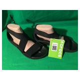 CROCS ANNA ANKLE STRAP SANDAL BLACK WOMAN 5