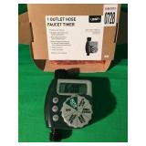 1 OUTLET HOSE FAUCET TIMER