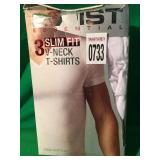2(X)IST ESSENTIAL 3 SLIM FIR V-NECK T-SHIRTS