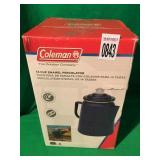 COLEMAN 14 CUP ENAMEL PERCOLATOR
