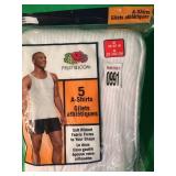 FRUIT OF THE LOOM MALE A-SHIRTS M