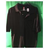 HANES MENS POLOSHIRT (L)