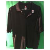HANES MENS POLOSHIRT (L)