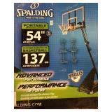 SPALDING-54" PORTABLE BASKETBALL SYSTEM