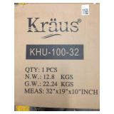 KRAUS-STAINLESS STEEL SINK SATIN FINISH