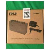 PYLE ULTRA COMPACT PHONO TURNTABLE PRE-AMPLIFIER