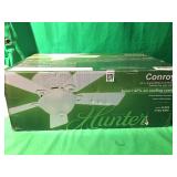 HUNTER CONROY SNOW WHITE LOW PROFILE CEILING FAN