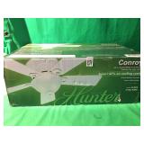 HUNTER CONROY SNOW WHITE LOW PROFILE CEILING FAN