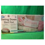 SWING DOWN BED RAIL