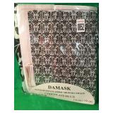 DAMASK SHOWER CURTAIN (70"X72")