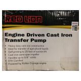 RED LION ENGINE DRIVEN CAST IRON TRANSFER PUMP