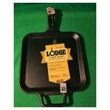 LODGE CAST IRON 12" SQUARE CAST IRON GRIDDLE