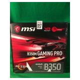 MSI B350M GAMING PRO MOTHERBOARD MSI B350M GAMING PRO MOTHERBOARD