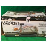 STAR LITE 2 PERSON MESH BACK PACK TENT STAR LITE 2 PERSON MESH BACK PACK TENT