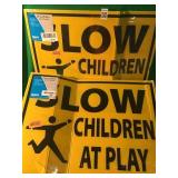 18'X24' CHILDREN AT PLAY SIGNS (2) 18'X24' CHILDREN AT PLAY SIGNS (2)
