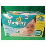 PAMPERS 864 WIPES PAMPERS 864 WIPES