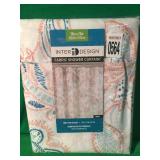 INTER DESIGN FABRIC SHOWER CURTAIN (72'X72') INTER DESIGN FABRIC SHOWER CURTAIN (72'X72')