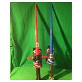 ONE RED AND ONE BLUE LIGHTSABER ONE RED AND ONE BLUE LIGHTSABER