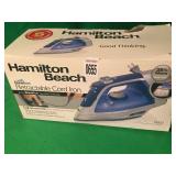 HAMILTON BEACH - RETRACTABLE CORD IRON HAMILTON BEACH - RETRACTABLE CORD IRON