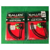 ALLEN FOLDING EAR PLUGS (2) ALLEN FOLDING EAR PLUGS (2)