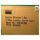 SEVILLE CLASSICS (LAUNDRY SORTER CART SEVILLE CLASSICS (LAUNDRY SORTER CART
