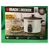 BLACK&DECKER - 16 CUP RICE COOKER BLACK&DECKER - 16 CUP RICE COOKER