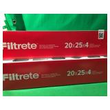 TWO 3M FILTRETE (20X25X4) TWO 3M FILTRETE (20X25X4)