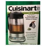 CUISINART -PERFECTEMP PROGRAMMABLE TEA STEEPER & CUISINART -PERFECTEMP PROGRAMMABLE TEA STEEPER &