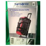 SAMSONITE 22' ANDANTE WHEELED DUFFLE BAG SAMSONITE 22' ANDANTE WHEELED DUFFLE BAG