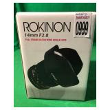 ROKINON 14MM F2.8 FULL FRAME ULTRA WIDE ANGLE LENS ROKINON 14MM F2.8 FULL FRAME ULTRA WIDE ANGLE LENS