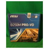 MSI B250M PRO-VD MOTHERBOARD MSI B250M PRO-VD MOTHERBOARD