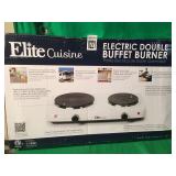 ELITE CUISINE - ELECTRIC DOUBLE BUFFET BURNER ELITE CUISINE - ELECTRIC DOUBLE BUFFET BURNER