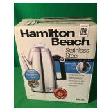 HAMILTON BEACH - 12 CUP PRECOLATOR HAMILTON BEACH - 12 CUP PRECOLATOR