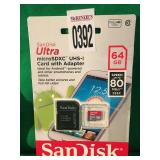 SANDISK MICRO SD 64GB SANDISK MICRO SD 64GB
