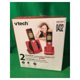 VTECH - 2 HANDSET CORDLESS PHONE SYSTEM VTECH - 2 HANDSET CORDLESS PHONE SYSTEM