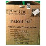 INSTANT POT -7IN1 PROGRAMMABLE PRESSURE COOKER INSTANT POT -7IN1 PROGRAMMABLE PRESSURE COOKER