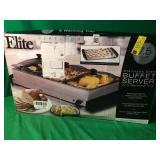 ELITE CUISINE - BUFFET SERVER & WARMING TRAY ELITE CUISINE - BUFFET SERVER & WARMING TRAY