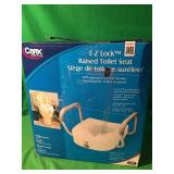 CAREX -EZ LOCK RAISED TOILET SEAT CAREX -EZ LOCK RAISED TOILET SEAT