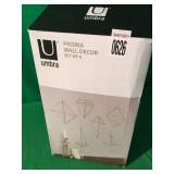 UMBRA PRISM WALL DÉCOR SET OF 6 UMBRA PRISM WALL DÉCOR SET OF 6