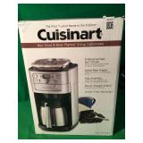 CUISINART-BURR GRIND & BREW THERMAL 12 CUP COFFEE CUISINART-BURR GRIND & BREW THERMAL 12 CUP COFFEE