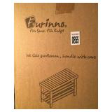 PINE SOLID SHOE RACK (60X28X44.5CM) PINE SOLID SHOE RACK (60X28X44.5CM)